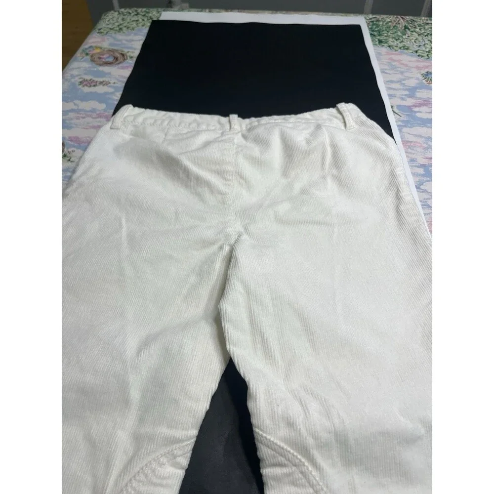 Ralph Lauren Ivory Corduroy Equestrian Pants Girls Sz 14